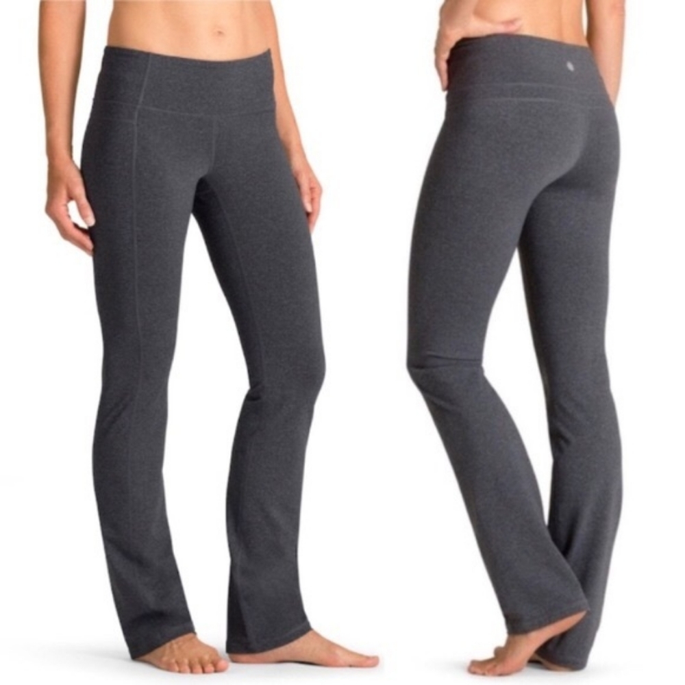 Athleta Straight Up Yoga Pants - Gray, Large Tall
